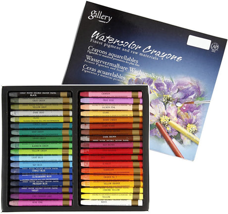 Kreativunternehmen https: www.cchobby.nl Aquarellkreide-l-9-3-cm-verschiedene-Farben-36-teilig-1-Box