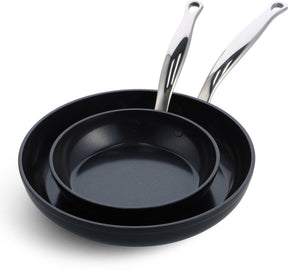 Greenpan barcelona pro koekenpannenset 20cm 28cm - pfas-vrij
