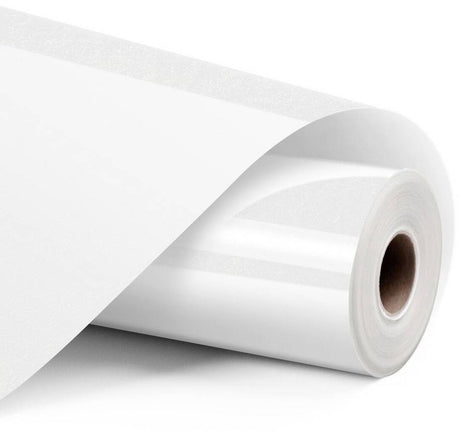 Loklik heat transfer vinyl glitter - white - 30.5 x 90 cm