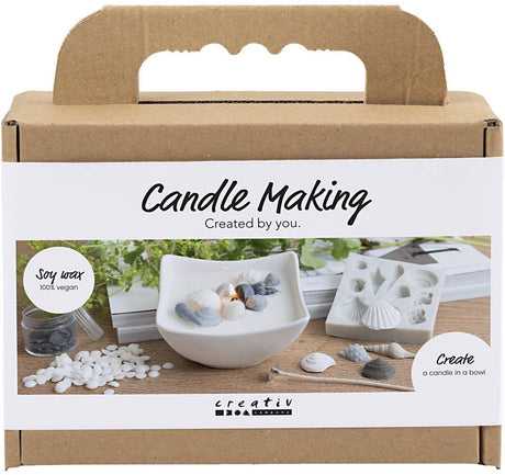 Kreativunternehmen https: www.cchobby.nl mini-hobbyset-candle-making-shells-gray-off-white-1-box