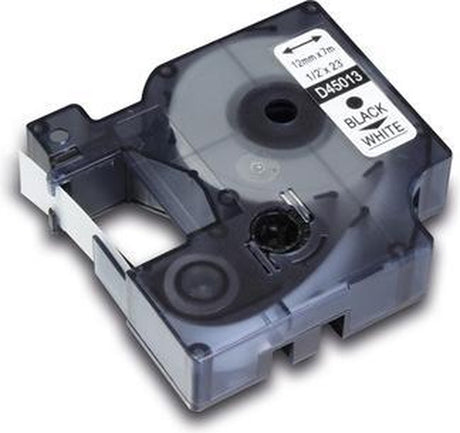 Kangaro-Kassette – kompatibel mit Dymo 45013 in Schwarz und Weiß