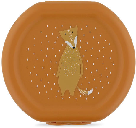 Trixie Set aus zwei Snackboxen mit Clip – Mr. Fox – leicht zu öffnen, BPA-frei für die Schule und unterwegs