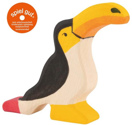 Holztiger-Tukan. 9 cm.