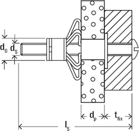Fischer 519774 hm Hohlwanddübel - m5 - 52mm (50 Stück)