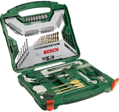 Bosch X-Line Bohrer-Set – 103-teilig – Holz, Metall und Stein
