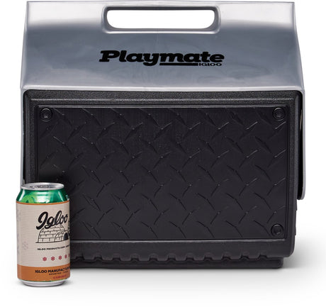 Igloo Playmate the Boss – kleine Kühlbox speziell für den Bau – 13 Liter – schwarz