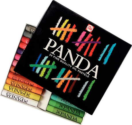 Talens Panda Ölpastell-Set | 24 Farben