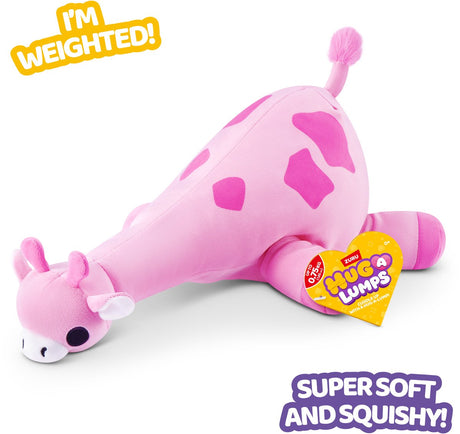 Zuru knuffel giraffe verzwaard pluche 35 cm knuffeldier comfort.