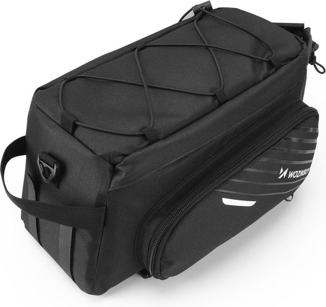 Wozinsky wbb22bk serie - fietstas - 9l - regenhoes - zwart
