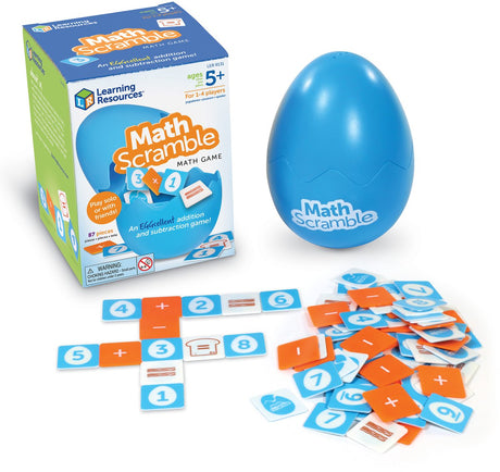 Learning resources educatief spel: rekenhussel match scramble - 5+