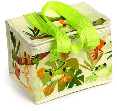 Tropische Frösche, nachhaltige Kühltasche, Lunchtasche aus Rpet