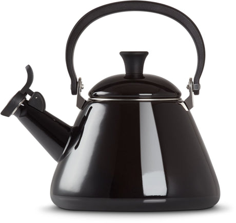 Le Creuset Pfeifkessel Kone - Ebenholzschwarz - 1,6 Liter - Induktionsgeeignet -