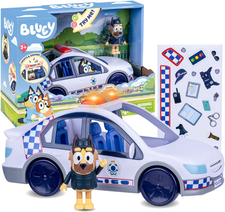 Moose toys bluey politieauto met licht geluid