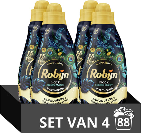 Robijn Small Power Collections Flüssigwaschmittel – Beautiful Mystery – 4 x 22 Waschgänge – Vorteilspackung