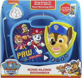 Paw Patrol PW-115 Sing-Along-Boombox – Karaoke-Set – mit Mikrofon MP3