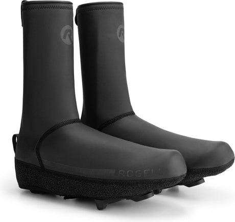 Rogelli artec dames en heren overschoenen wielrennen - zwart