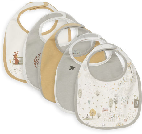 Jollein-Lätzchen wasserdicht – 5 Stück – 30 cm – Tiny Park