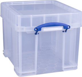 Wirklich nützliche Aufbewahrungsbox 35 Liter 480x390x345 mm transparent weiß