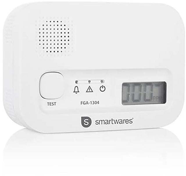 Smartwares FGA-13041 – Kohlenmonoxidmelder CO-Melder – 85 dB – Lebensdauer 10 Jahre – BSI-zertifiziert