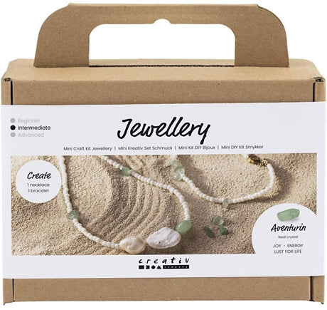 Kreativunternehmen https: www.cchobby.nl mini-hobbyset-jewelry-aventurine-necklace-and-bracelet-1-box