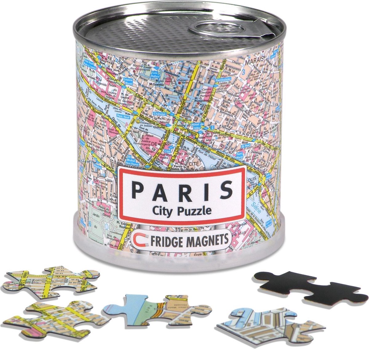 Stadtpuzzle Paris - Puzzle - magnetisch - 100 Puzzleteile