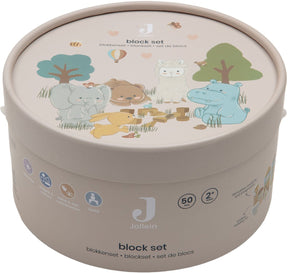 Jollein houten blokkenset - speelgoed - jollies