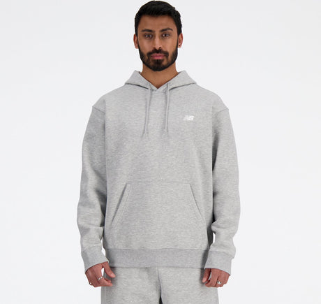 New balance sport essentials fleece hoodie heren trui - atletic grey xl
