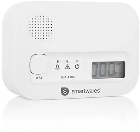 Smartwares FGA-13041 – Kohlenmonoxidmelder CO-Melder – 85 dB – Lebensdauer 10 Jahre – BSI-zertifiziert