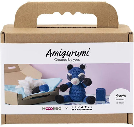 Kreativunternehmen https: www.cchobby.nl hobbyset-amigurumi-raccoon-black-blue-1-doos