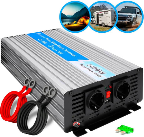 Extralink opip-2000w | Spannungswandler | Auto 12V, 2000W reine Sinuswelle, reine Sinuswelle