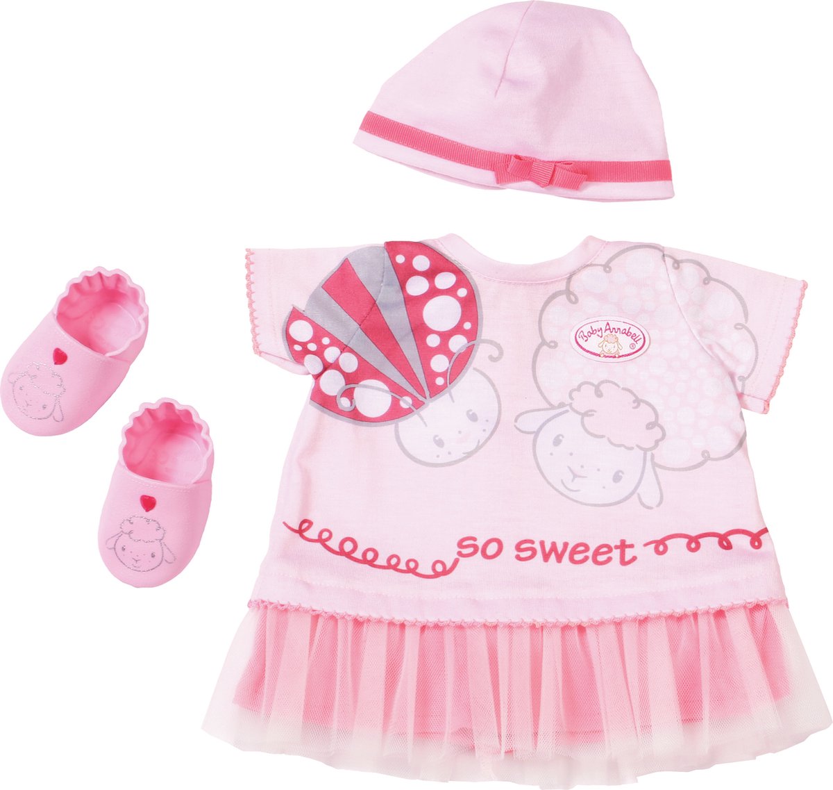 Baby annabell ® zomerdroom set - poppenkleding 43 cm 43