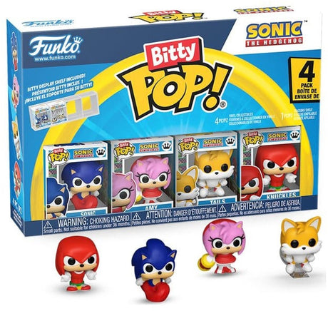 Sonic the Hedgehog Sonic (Bitty Pop!) Vinylfiguren (4er-Set) Unisex Funko Bitty Pop! - neutral - Standard