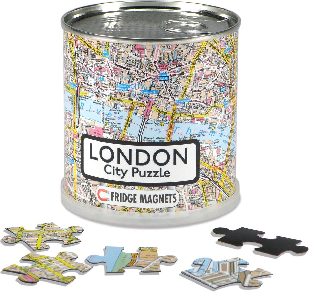 Stadtpuzzle London City - Puzzle - magnetisch - 100 Puzzleteile