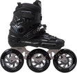 Roces Ego TIF 3x110 Inline-Skates Erwachsene – 3 Rollen 110 mm – Speed-Skates Inline-Skates – Schwarz Silber – Größe 38
