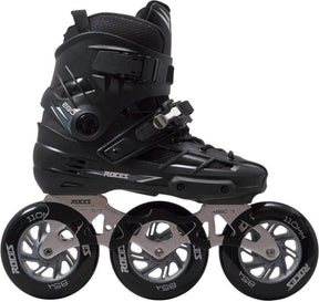 Roces Ego TIF 3x110 Inline-Skates Erwachsene – 3 Rollen 110 mm – Speed-Skates Inline-Skates – Schwarz Silber – Größe 44