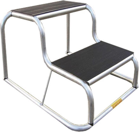 Milenco Aluminium-Gummi-Doppel – Schwarz Silber