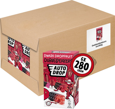 Autodrop Silly Lakritzfrucht Doppeldeckerbox (6x 280g)