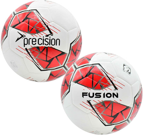 Precision training precision fusion fifa voetbal - rood wit - maat 3 - ims standard
