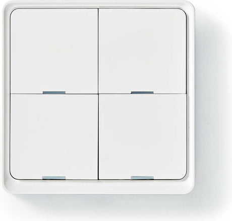 Nedis Smartlife Wandschalter – ZigBee 3.0 – Wandmontage – Android iOS – Kunststoff – Weiß