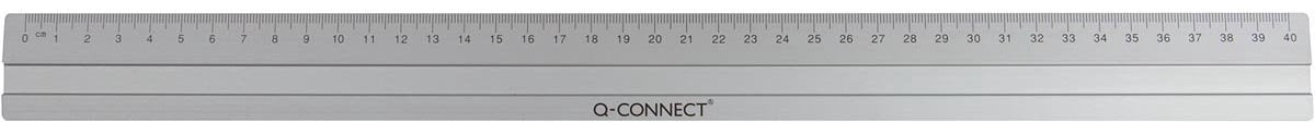 Q-connect meetlat, aluminium, 40 cm