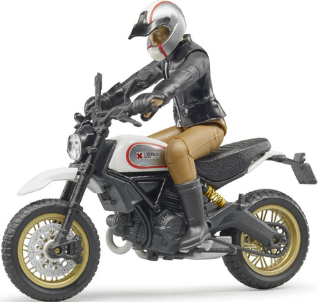 Bruder - Ducati Wüstenmotorrad - mit Fahrer