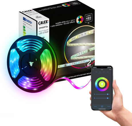 Calex smart led strip - 2m - rgb + cct