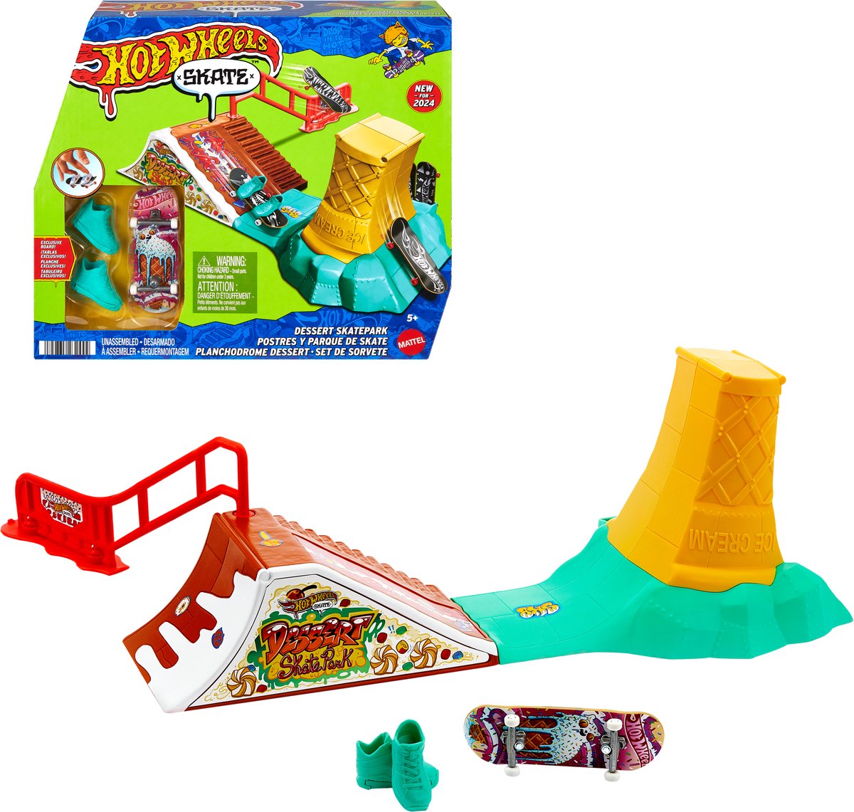 Hot Wheels Skate – Skate-Dessertpark-Spielset