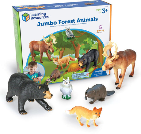Lernressourcen Jumbo-Waldtiere - Spielfiguren - 3+