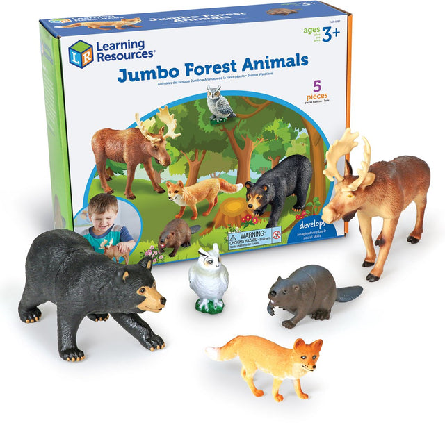 Lernressourcen Jumbo-Waldtiere - Spielfiguren - 3+