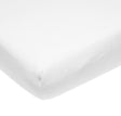 Meyco Baby Uni Molton Stretch Spannbettlaken – weiß – 40 x 80 x 90 cm