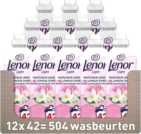 Lenor wasverzachter - jasmijn bloem - 12 x 42 wasbeurten