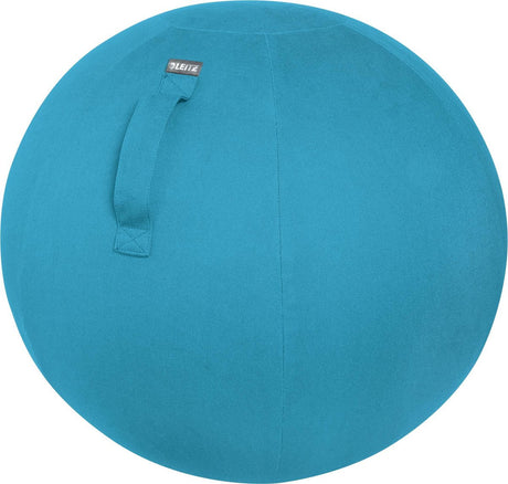 Leitz ergo cosy active ergonomischer Sitzball – inklusive Handpumpe – ideal für das Homeoffice – serene blue