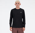 New Balance Sport Essential Langarm-Sportpullover für Herren – Schwarz