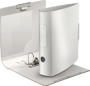 Leitz 180° Active Style Ordner für 500 A4-Blätter – Rückenbreite 82 mm – Polarweiß